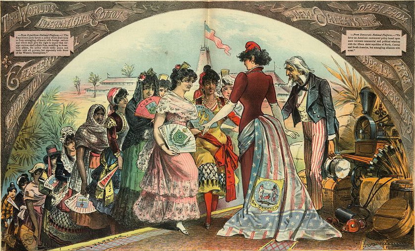 ​ 1893 World's Fair poster promoting notion of pan-America​