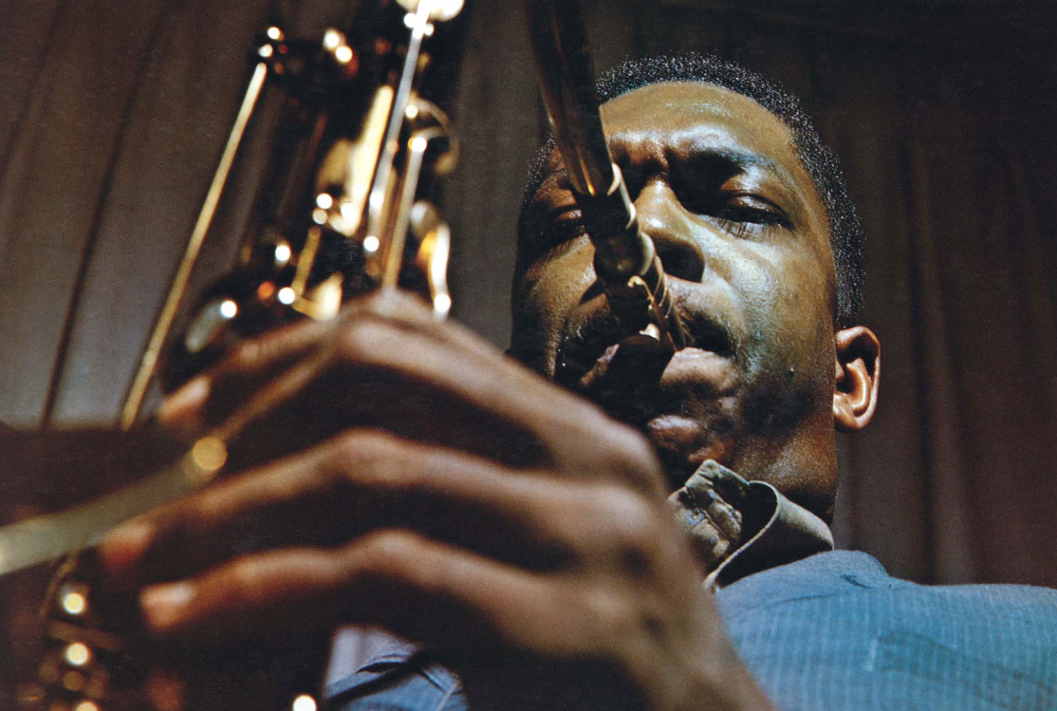 image of John Coltrane from the cover of Giant Steps
