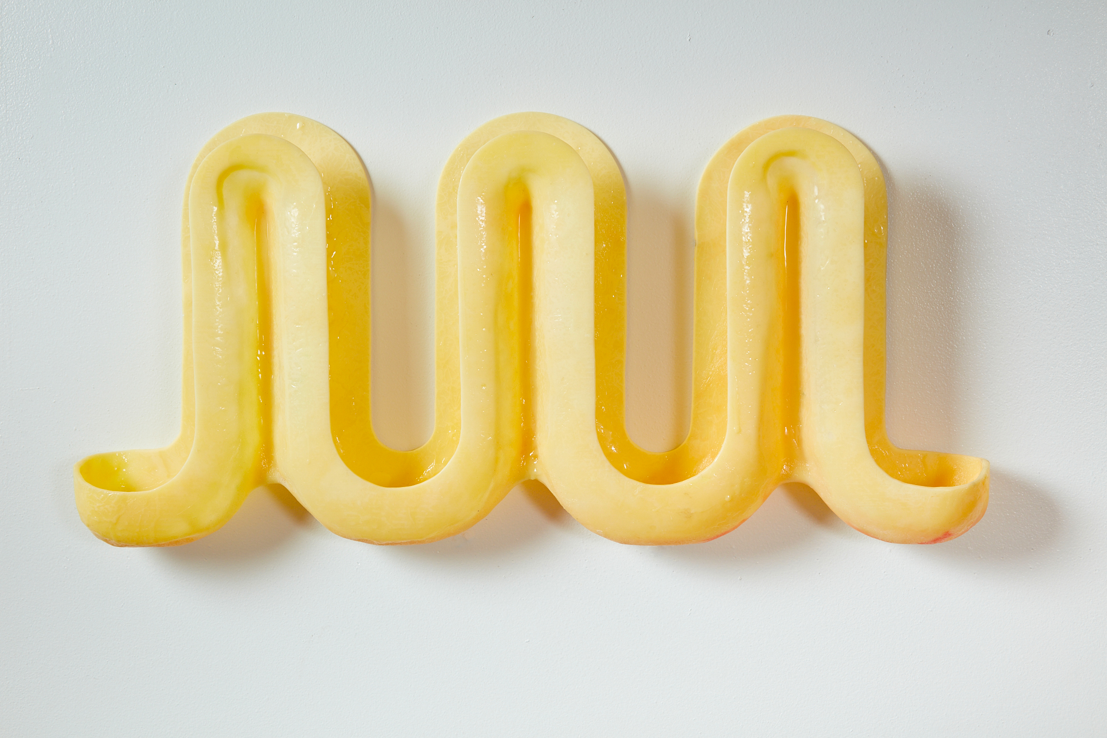 curvy yellow fiberglass hooks