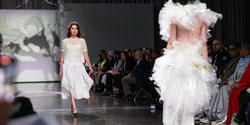 Models walk the runway