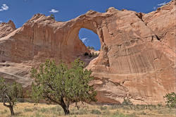 stunning rock formation inside the Navajo Nation