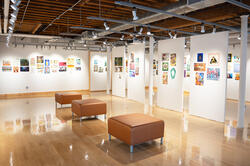 installation view of exhibition in ISB Gallery